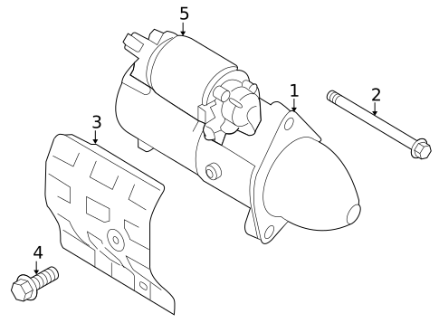 Starter for 2013 Hyundai Genesis Coupe #1