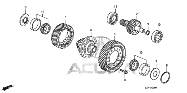 AT Differential for 2011 Acura ZDX #0