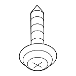 63212754322 - Body: Sun Visor Screw for Mini Image