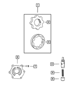 4648970AC - 3.8L Gas; Engine: Oil Pressure Relief Valve Plunger for Mopar Image image