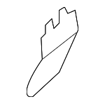 12823500 - : Bumper Tow Hook Cover for Saab: 9-5 Image