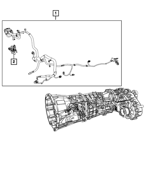 Wiring, Powertrain for 2025 Jeep Gladiator #1