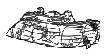 33101SZ3A01 - : Headlamp Assembly for Acura Image