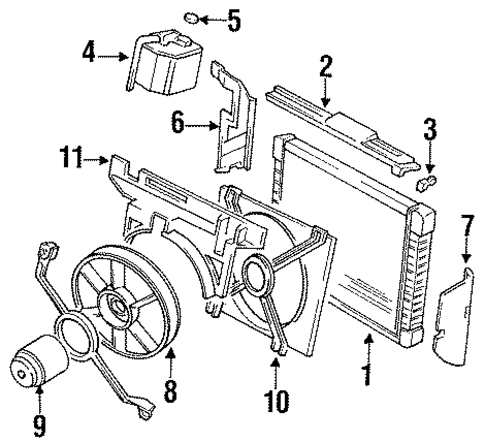 Cooling Fan for 1985 Pontiac Grand Am #0