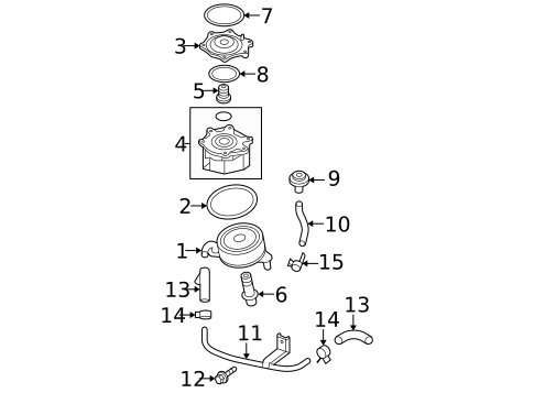 Oil Cooler for 2005 Subaru Forester #0