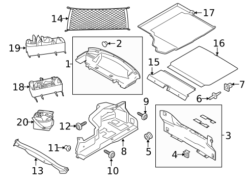 Interior Trim - Rear Body for 2015 Ford Mustang #0