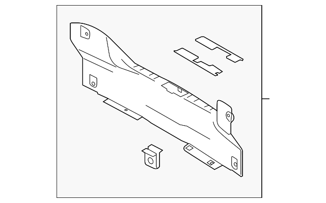 2015-2023 Ford Mustang Rear Trim Panel fr3z6345522ac | TascaParts.com