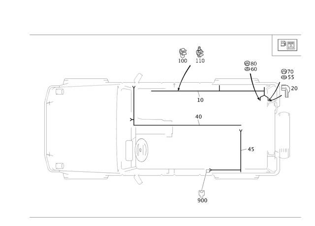 463540871064 - Electrical Equipment and Instruments: Wiring Harness for Mercedes-Benz: G55 AMG, G550, G63 AMG Image image