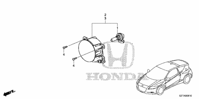 Foglight for 2016 Honda CR-Z #0