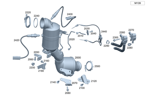 Exhaust System for 2025 Mercedes-Benz C43 AMG #0