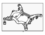 95833103103 - Suspension: Suspension Cross-member for Porsche: Cayenne Image