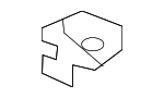 90666SDAA01 - Accessories: Grille Emblem Clip for Acura Image