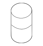 817381E000 - Body: Overslam Bumper for Hyundai: Accent, Azera, Elantra, Elantra Coupe, Elantra GT, Entourage, Equus, Excel, Genesis Coupe, Santa Fe, Santa Fe Sport, Santa Fe XL, Sonata, Tiburon, Tucson Image