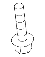 1231006141 - Body: Lift-gate Latch Bolt for Hyundai Image