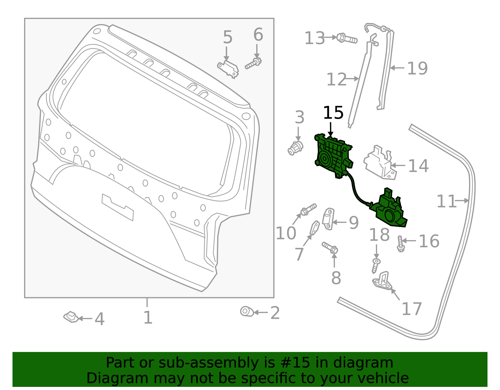 81800-S1100 - High-Quality Lift-Gate Latch for 2020-2025 Hyundai ...