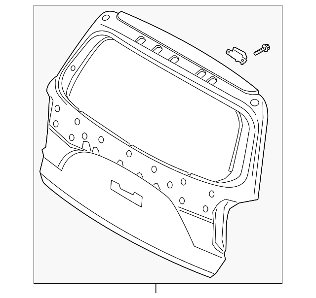 2020-2025 Hyundai Palisade Lift Gate 72801-S8141 | OEM Parts