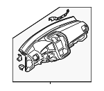 5K1857001B81X - Body: Dashboard Panel for Volkswagen Image