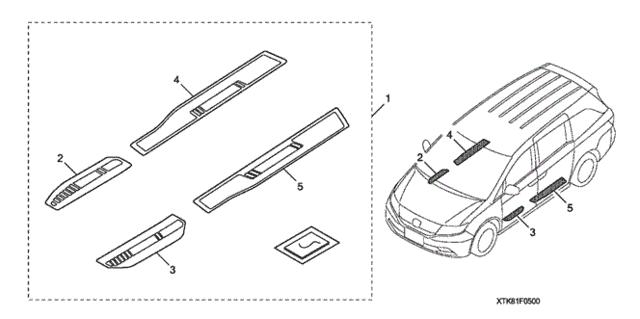 Door Sill Garnish for 2011 Honda Odyssey #0