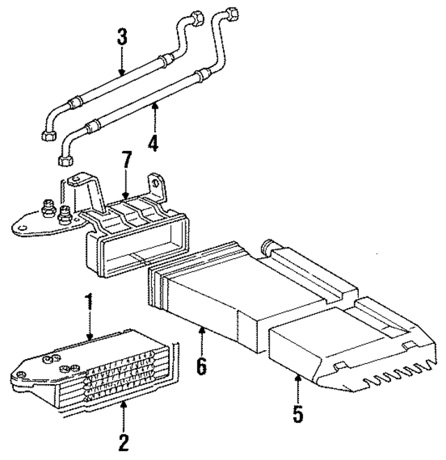 113117021X - Cooling System: Oil Cooler Assembly for Audi Image