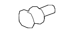 11589291 - Engine: Air Baffle Retainer for GM Image