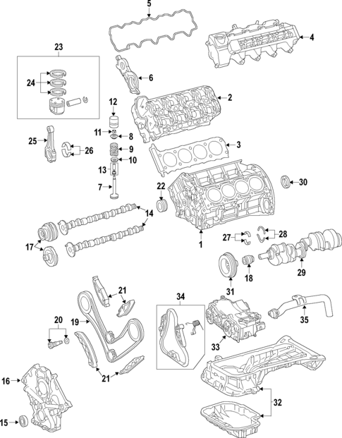 Engine for 2007 Mercedes-Benz R 63 AMG&reg; #0