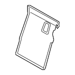 9718857539C0 - Body: Back Panel Cover for Porsche: Panamera Image