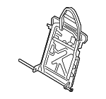 971885045G - Body: Seat Back Frame for Porsche: Panamera Image