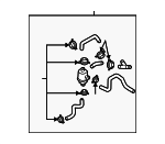 8E0121030B - Cooling System: Water Hose Assembly for Audi: S4 Image