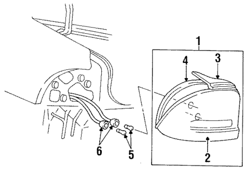 Bulbs - Chassis for 1996 Dodge Neon #3