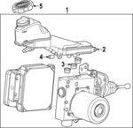 42863277 - Body: Master Cylinder Assembly for Chevrolet: Malibu Image