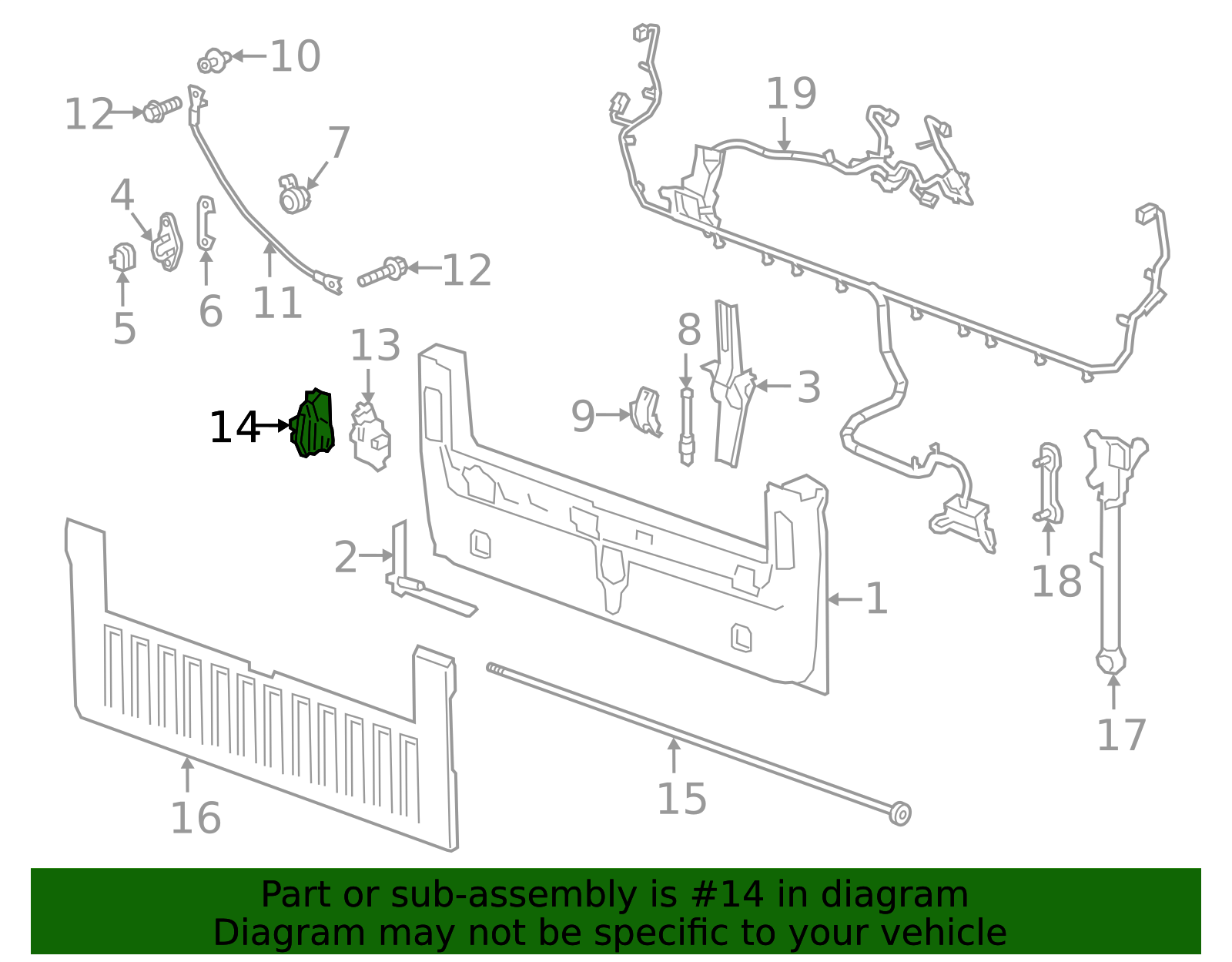 85530788 - High-Quality Latch for 2020-2025 GM | AutoNation Parts