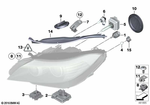 63117207574 - Lighting: Head Light Vertical Aim Control for BMW Image