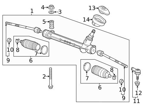 Steering Gear & Linkage for 2021 Chevrolet Trax #0