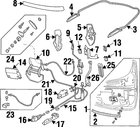 Stowage Compartment for 1995 Mitsubishi 3000GT #0