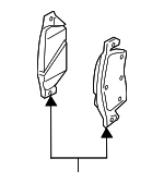 DA06M4GA0PNW - Brakes: Value Advantageâ„¢ PAD KIT-FRONT for INFINITI: Q50, Q60, QX50 Image