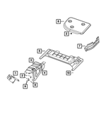 68261891AA - Exhaust: Heat Shield for Ram: ProMaster City Image