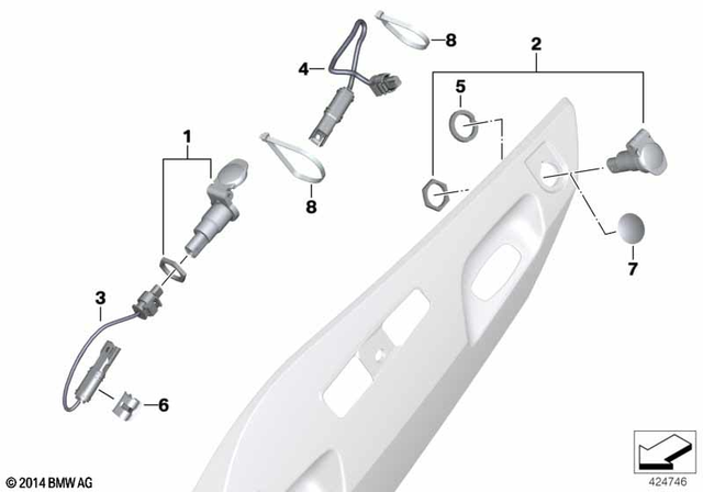 61347714741 - General Electrical System: Onboard socket for BMW-Motorrad Image