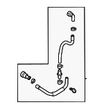 25436P7000 - Hybrid Components: Hoses for Hyundai: Santa Fe Image