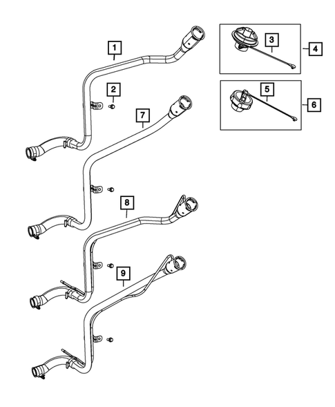 Fuel Tank Filler Tube for 2014 Jeep Patriot #0