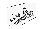 BDMT70050 - Body: Roof Side Rail for Mazda Image