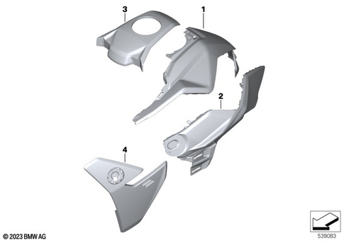 Painted Parts for 2023 BMW-Motorrad F 900 GS #0