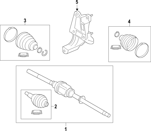 Axle Shafts & Joints for 2022 Land Rover Discovery Sport #0