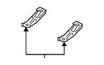 PE0118867 - Emission System: Upper Oxygen Sensor Retainer Clip for Mazda Image
