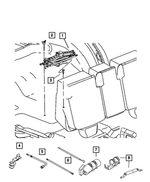 52855520AB - Wheels, Covers and Jacks: Clip for Chrysler: Aspen | Dodge: Durango Image
