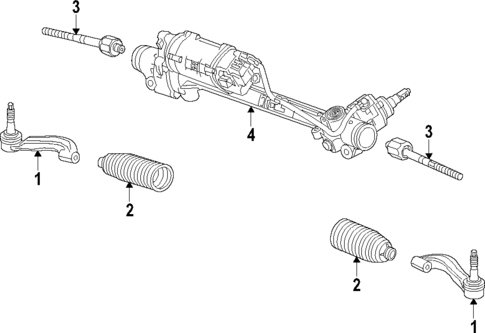 Steering Gear & Linkage for 2014 Chevrolet Corvette #1