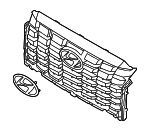 86350S8SA0PNF - : Grille for Hyundai Image