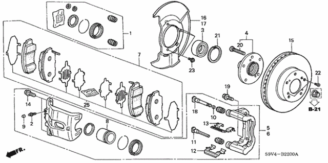 Front Brake for 2005 Honda Pilot #0