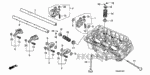 14610R70A02 - Engine: ARM ASSY., IN. ROCKER for Honda Image