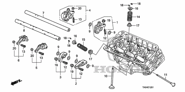 Valve - Rocker Arm (FR.) (V6) for 2010 Honda Accord #0