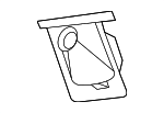 992807837DOK1 - Body: Front Camera Retainer for Porsche Image